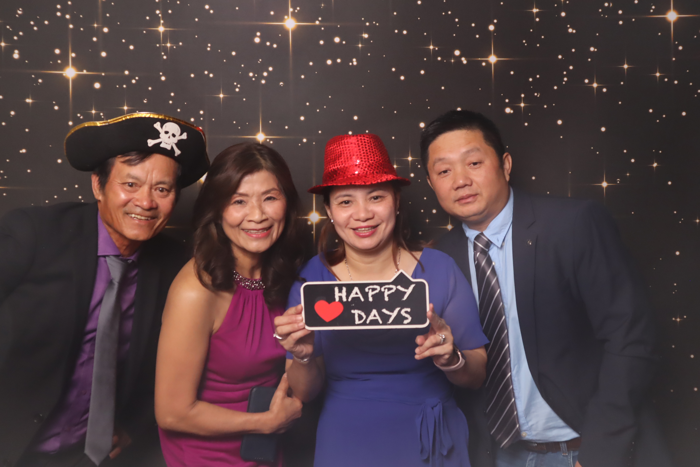 Happy guests at photobooth